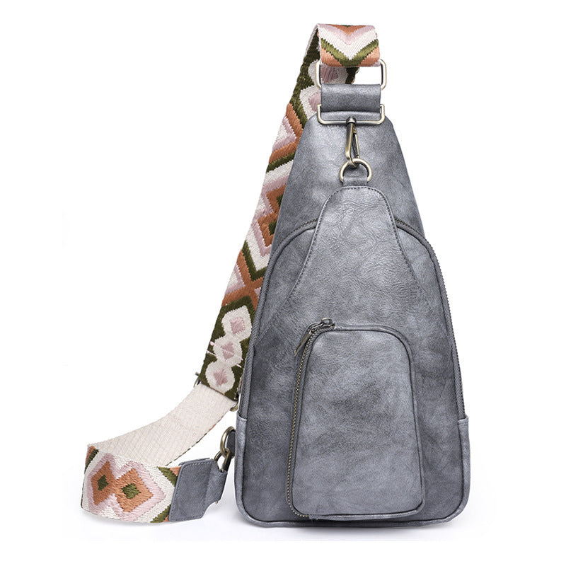 Fashion Retro PU Messenger Bag For Women