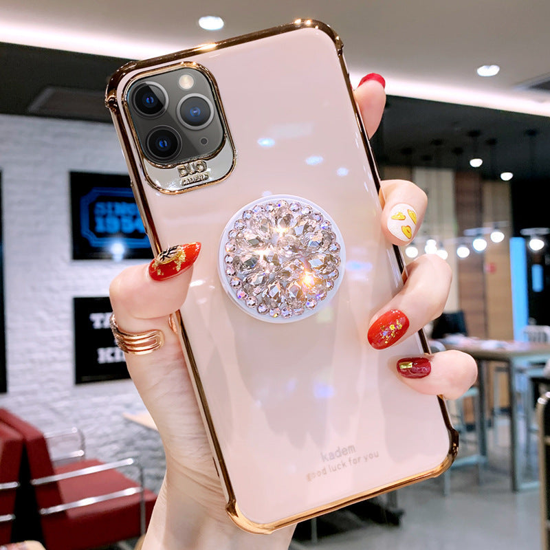 Anti-drop rhinestone phone case