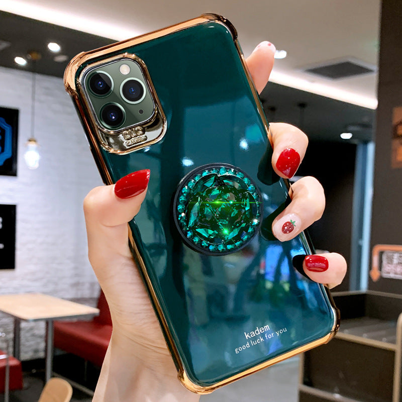 Anti-drop rhinestone phone case