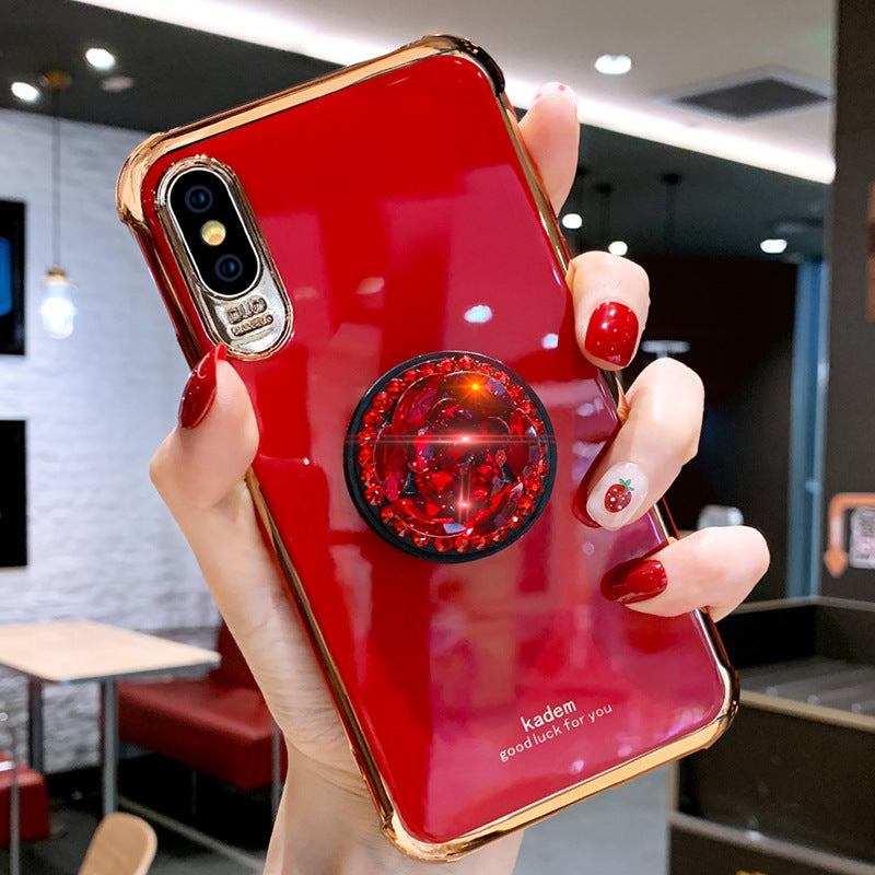 Anti-drop rhinestone phone case