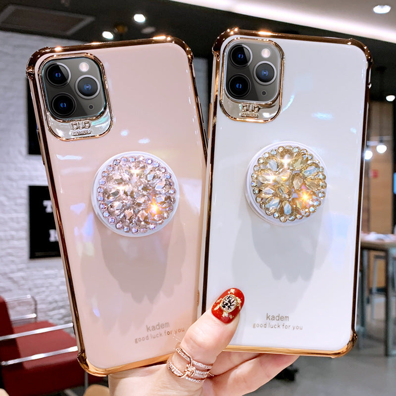 Anti-drop rhinestone phone case