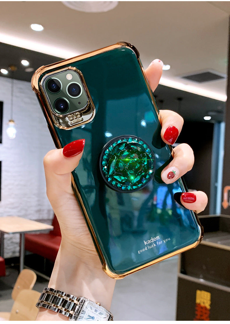 Anti-drop rhinestone phone case
