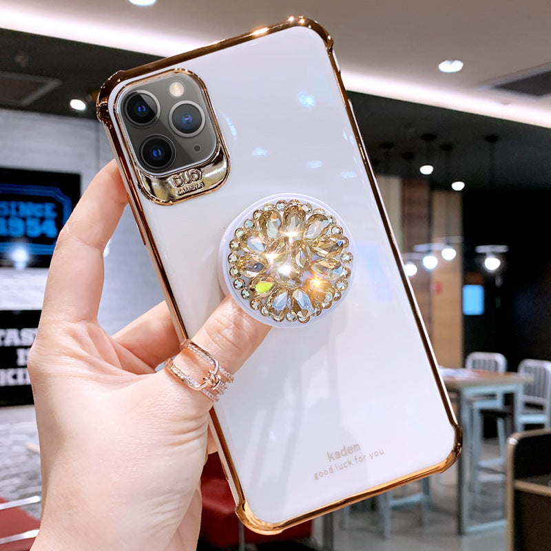 Anti-drop rhinestone phone case